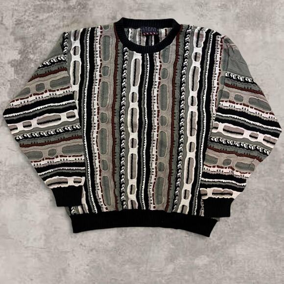 COOGI Other - Coogi Original Style American Priority USA Green Cotton Sweater XXL Quiet Luxury